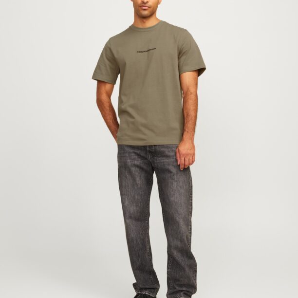 Preţ JACK & JONES Tricou 'RDDBARRY'  kaki / roșu / negru