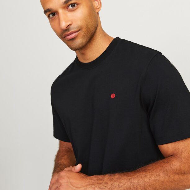 JACK & JONES Tricou 'RDDRoad'  roșu deschis / negru preţ