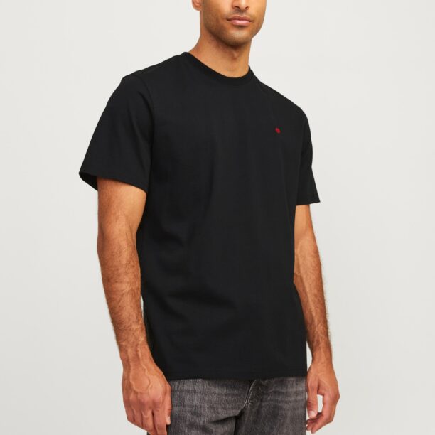 JACK & JONES Tricou 'RDDRoad'  roșu deschis / negru