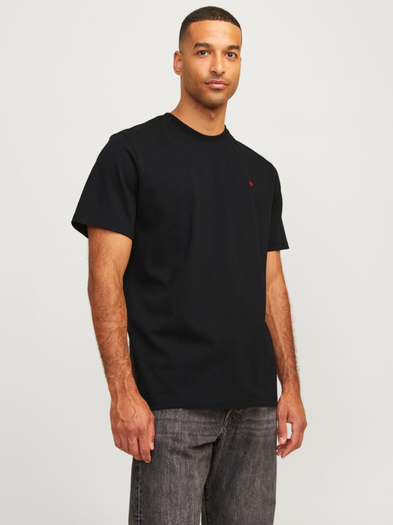 JACK & JONES Tricou 'RDDRoad'  roșu deschis / negru