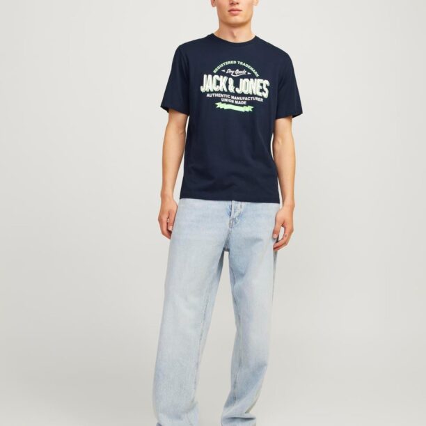 Preţ JACK & JONES Tricou  bleumarin / verde deschis / alb