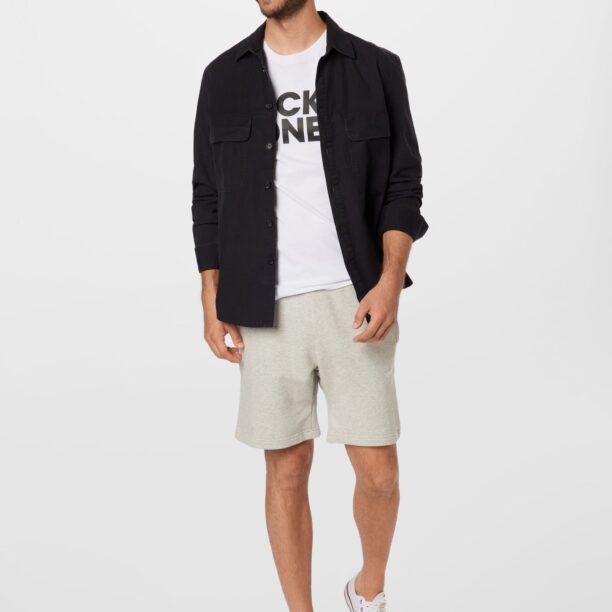 Cumpăra JACK & JONES Tricou  negru / alb