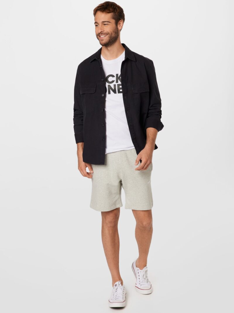 Cumpăra JACK & JONES Tricou  negru / alb