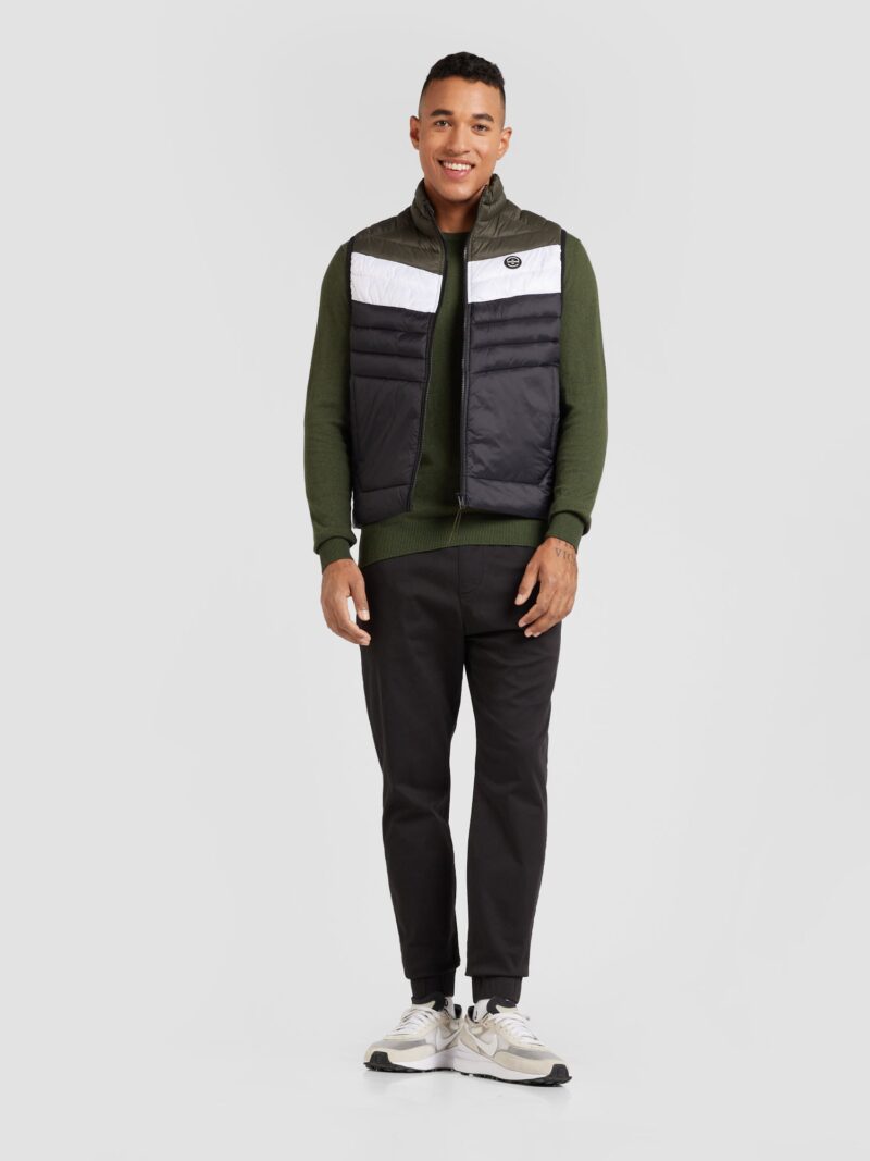 Cumpăra JACK & JONES Vestă 'JJESPRINT'  oliv / negru / alb