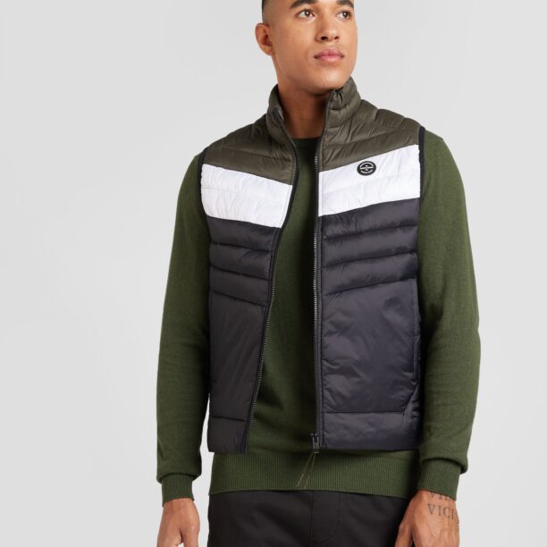 Preţ JACK & JONES Vestă 'JJESPRINT'  oliv / negru / alb