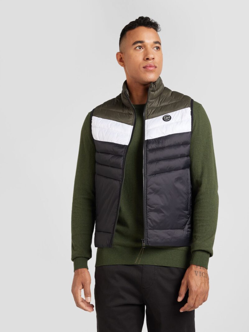 Preţ JACK & JONES Vestă 'JJESPRINT'  oliv / negru / alb