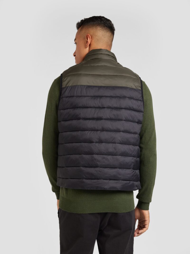 JACK & JONES Vestă 'JJESPRINT'  oliv / negru / alb