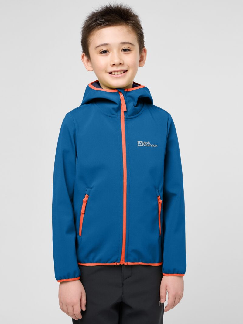 JACK WOLFSKIN Geacă outdoor 'Fourwinds'  albastru regal / portocaliu