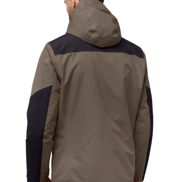 JACK WOLFSKIN Geacă outdoor 'JASPER'  maro / negru preţ