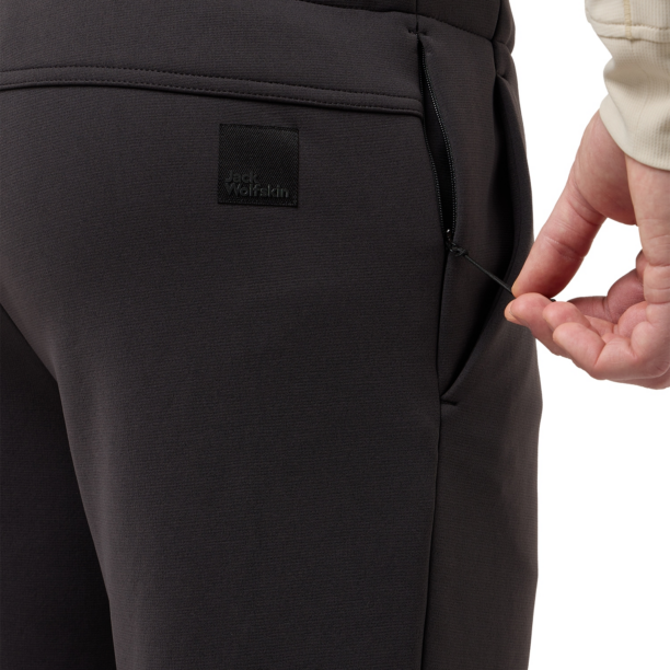 Original JACK WOLFSKIN Pantaloni outdoor 'WANDEREST'  gri închis