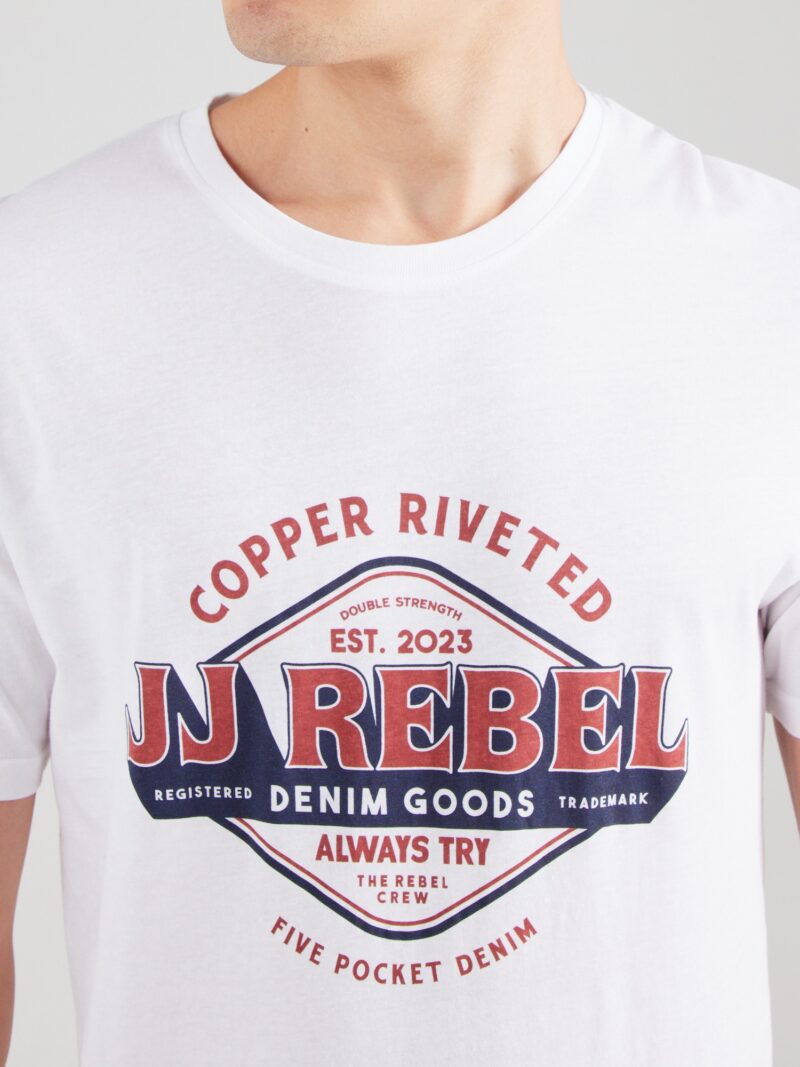 Preţ JJ Rebel Tricou 'JREBCASPER'  albastru marin / roşu închis / alb