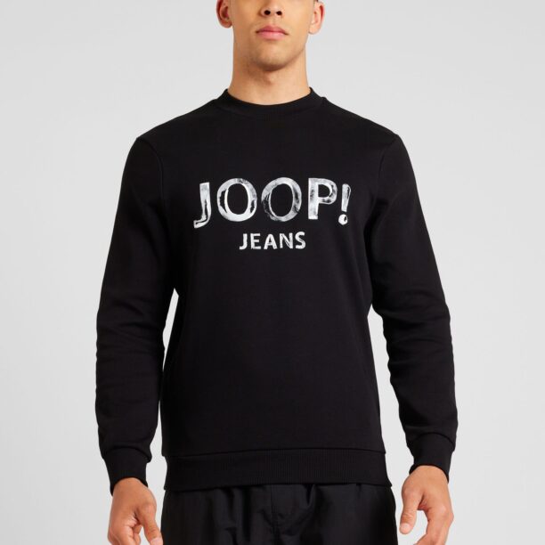 JOOP! Jeans Bluză de molton 'Arnoldo'  negru / alb preţ