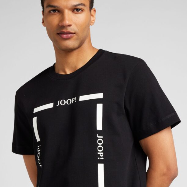 JOOP! Tricou '06Barnet'  negru / alb