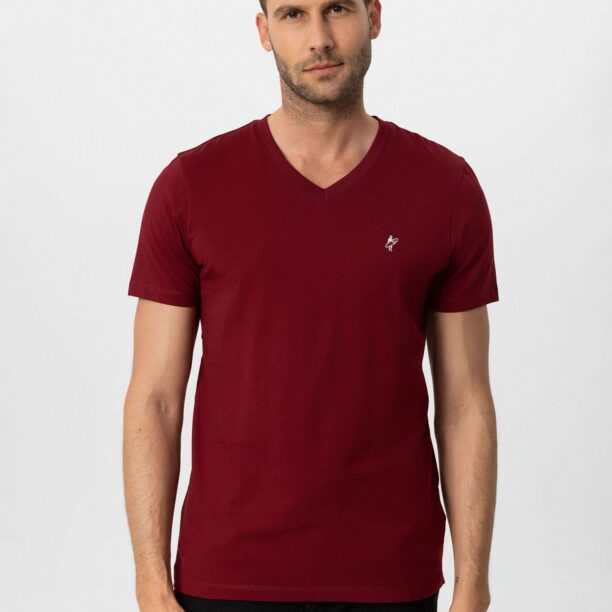 Original Jacey Quinn Tricou  roșu bordeaux