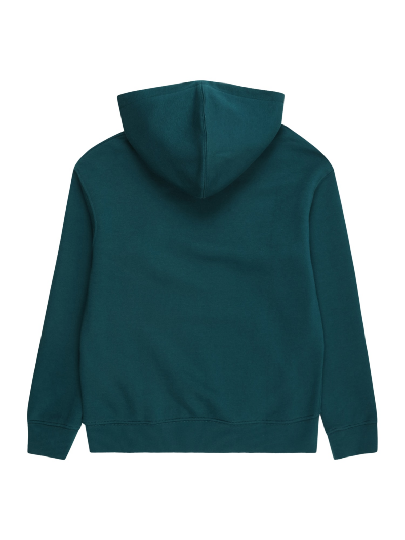 Jack & Jones Junior Bluză de molton 'JJESTAR'  verde petrol / alb