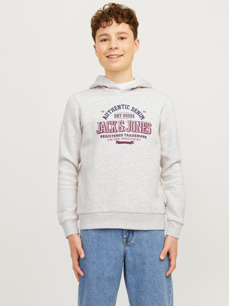 Jack & Jones Junior Bluză de molton  albastru marin / roșu / negru / alb amestacat preţ