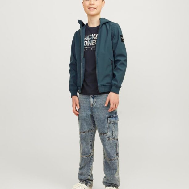 Jack & Jones Junior Geacă funcțională  verde petrol