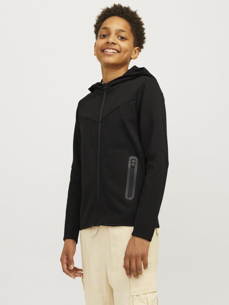 Jack & Jones Junior Hanorac 'JCOFUSION'  negru preţ