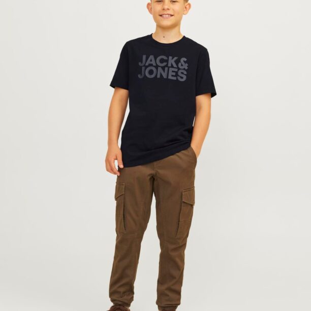 Original Jack & Jones Junior Tricou 'Ecorp'  negru