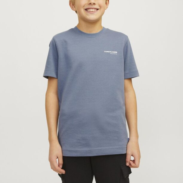 Jack & Jones Junior Tricou 'JCOAERO'  albastru fumuriu / alb preţ