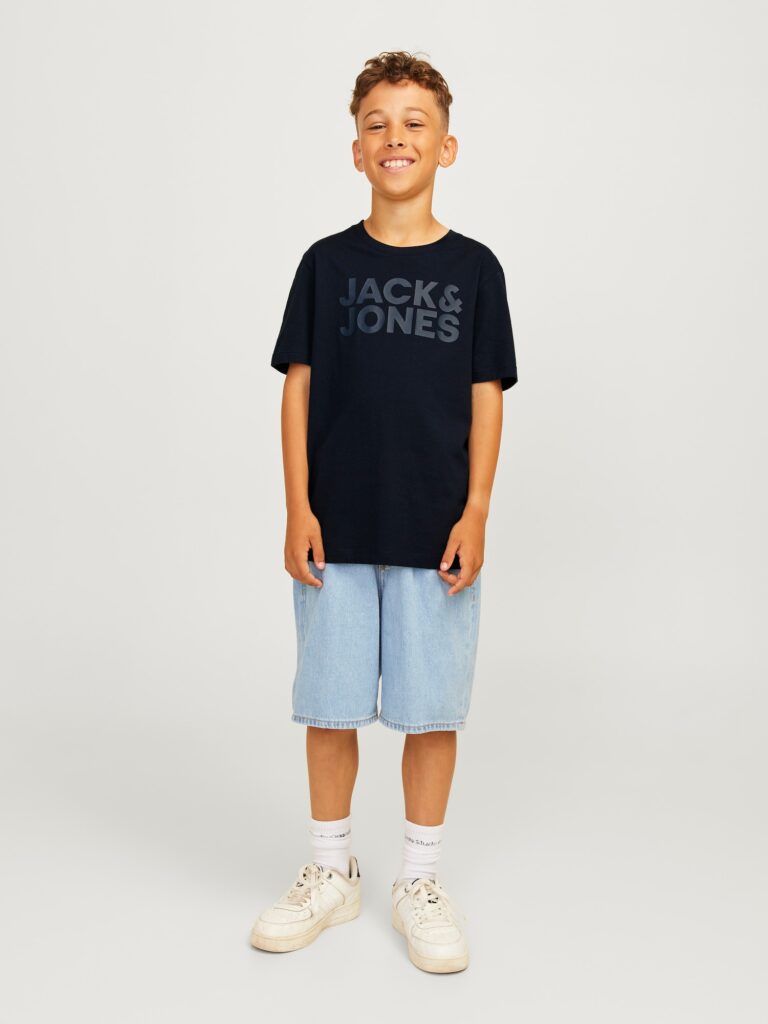 Jack & Jones Junior Tricou 'JJECorp'  bleumarin preţ