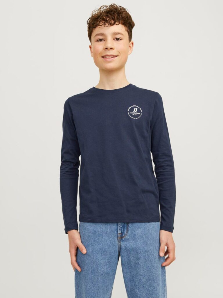 Cumpăra Jack & Jones Junior Tricou 'JJESWIFT'  bleumarin / alb