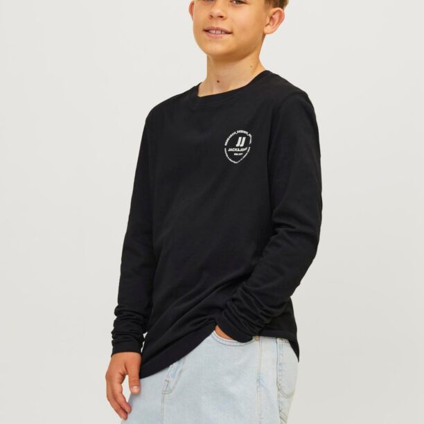 Jack & Jones Junior Tricou 'JJESWIFT'  negru / alb preţ