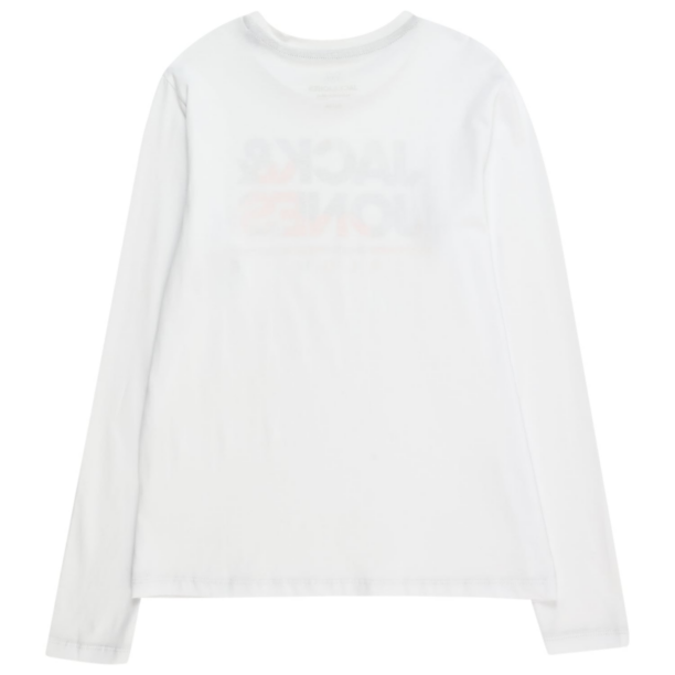 Jack & Jones Junior Tricou 'JJLUKE'  bleumarin / gri / portocaliu / alb