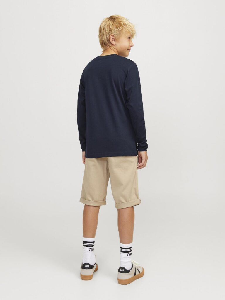 Jack & Jones Junior Tricou 'JJLuke'  bleumarin / portocaliu / negru / alb preţ