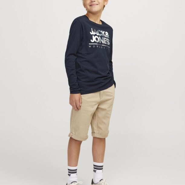 Cumpăra Jack & Jones Junior Tricou 'JJLuke'  bleumarin / portocaliu / negru / alb