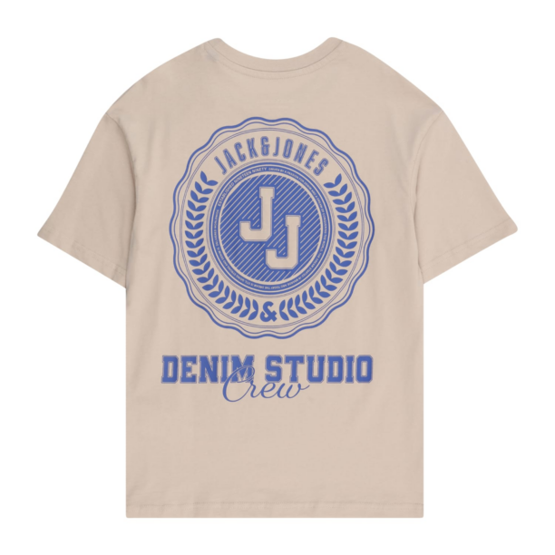 Jack & Jones Junior Tricou 'JJSTYD'  bej / albastru