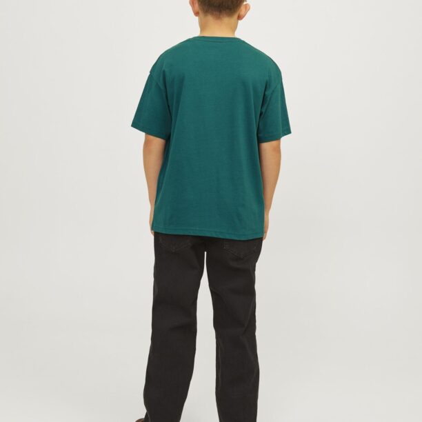 Cumpăra Jack & Jones Junior Tricou 'JJStar'  verde pin / alb