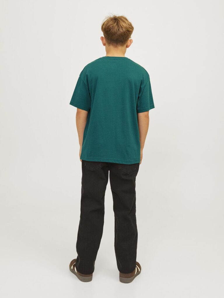 Cumpăra Jack & Jones Junior Tricou 'JJStar'  verde pin / alb