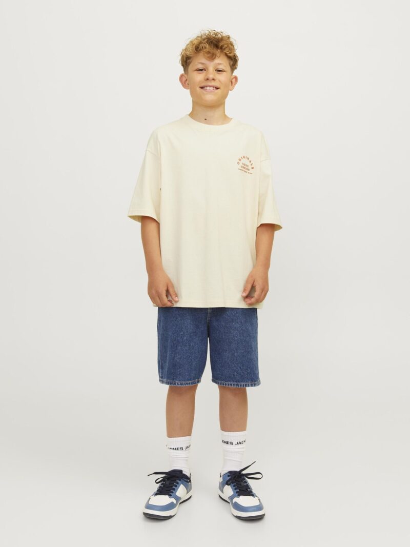 Preţ Jack & Jones Junior Tricou 'JORBROOKLYN'  roșu / alb lână