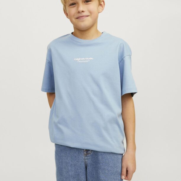 Jack & Jones Junior Tricou 'JORVesterbro'  albastru deschis / alb preţ