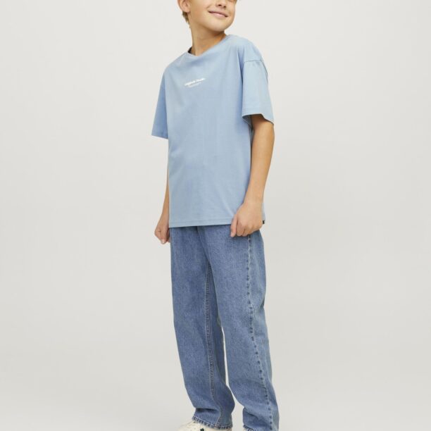 Preţ Jack & Jones Junior Tricou 'JORVesterbro'  albastru deschis / alb