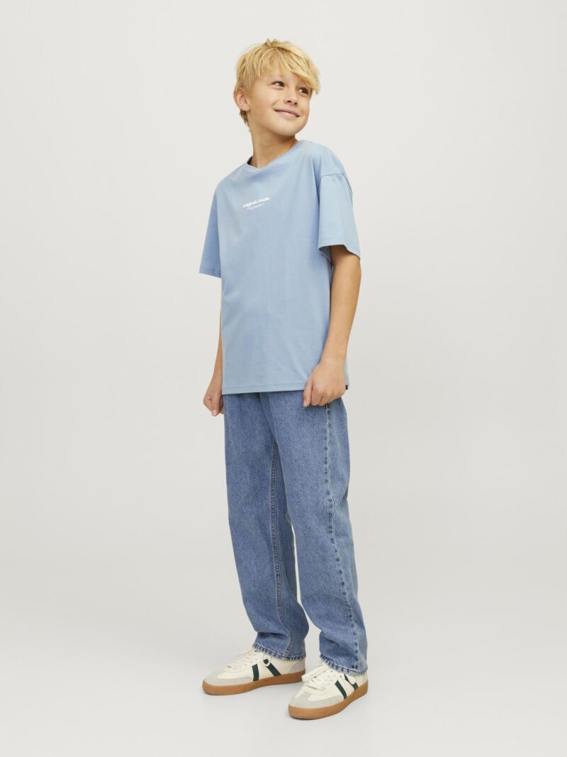 Preţ Jack & Jones Junior Tricou 'JORVesterbro'  albastru deschis / alb