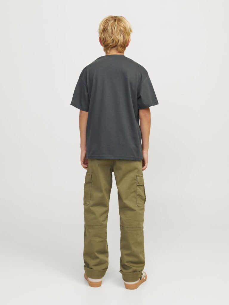 Cumpăra Jack & Jones Junior Tricou 'JORVesterbro'  verde pin / alb