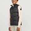 Jack & Jones Junior Vestă 'JJMoon'  negru