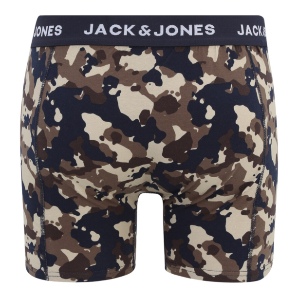 Jack & Jones Plus Boxeri  bleumarin / kaki / verde smarald / alb