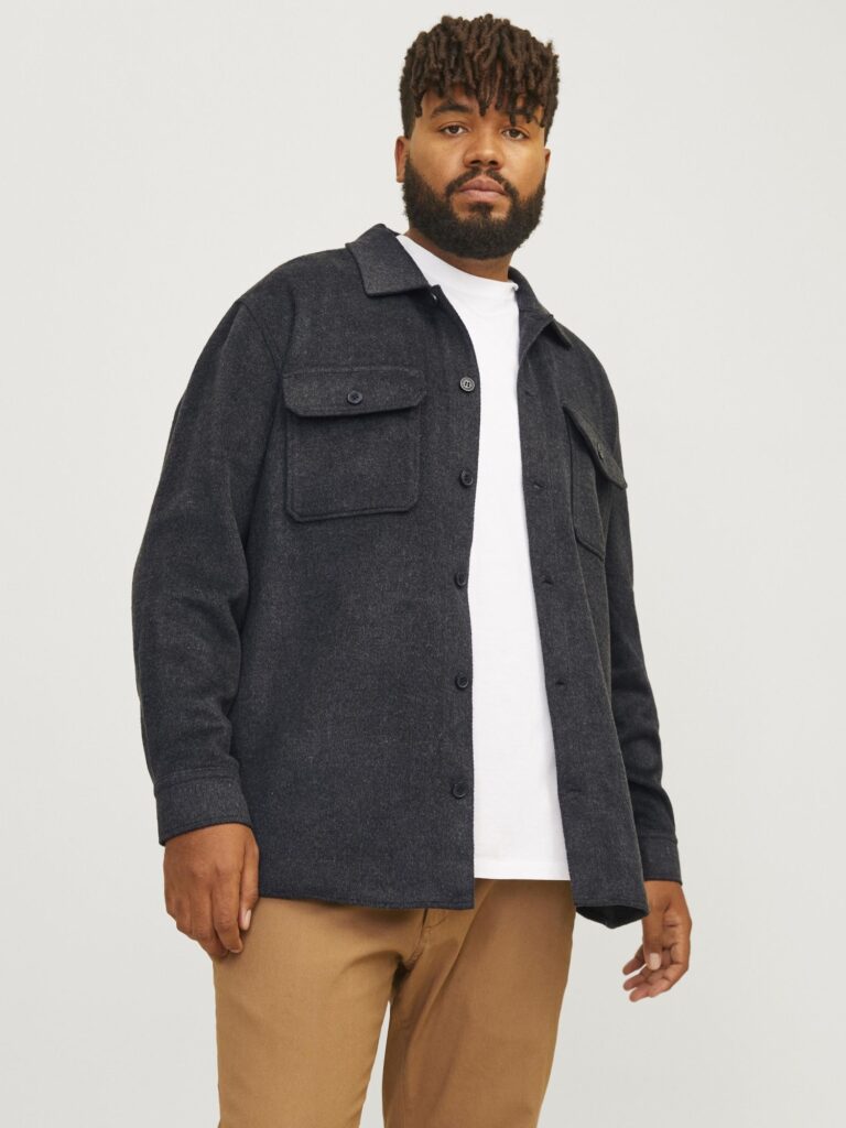 Cumpăra Jack & Jones Plus Cămașă 'JJEBradley Ollie'  negru