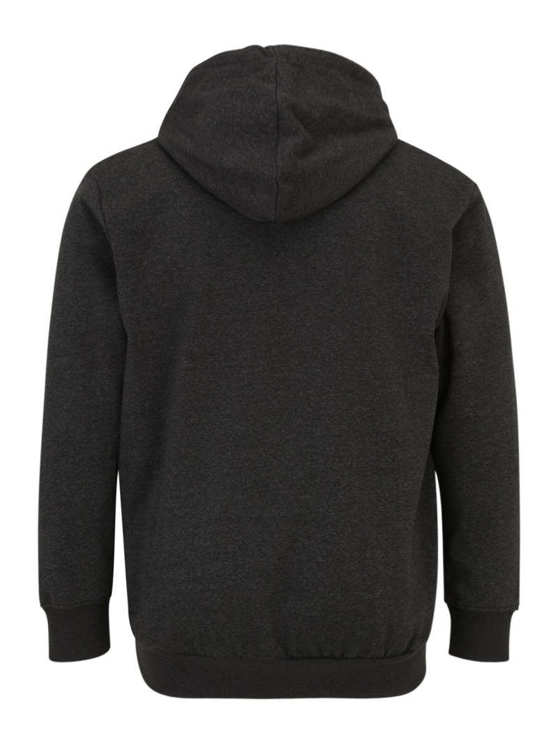 Jack & Jones Plus Hanorac 'JJALVIS'  negru amestecat / alb