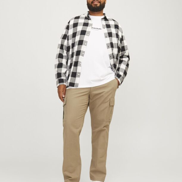 Preţ Jack & Jones Plus Pantaloni cu buzunare 'JPSTKane JJBarkley'  brocart