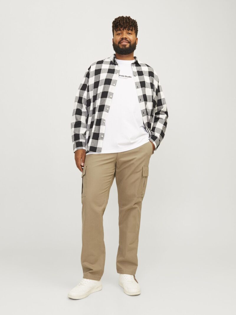 Preţ Jack & Jones Plus Pantaloni cu buzunare 'JPSTKane JJBarkley'  brocart