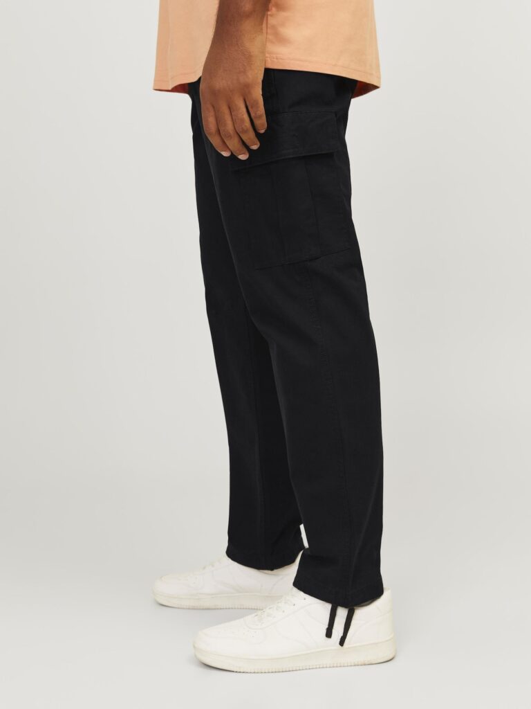 Original Jack & Jones Plus Pantaloni cu buzunare 'JPStkane JJBarkley'  negru