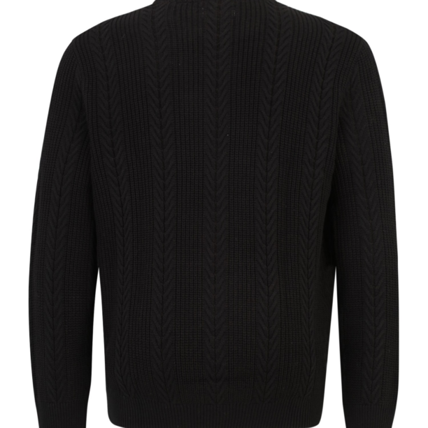 Jack & Jones Plus Pulover 'JCOCIPHER'  negru