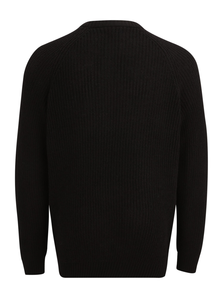 Jack & Jones Plus Pulover 'JJJONES'  negru