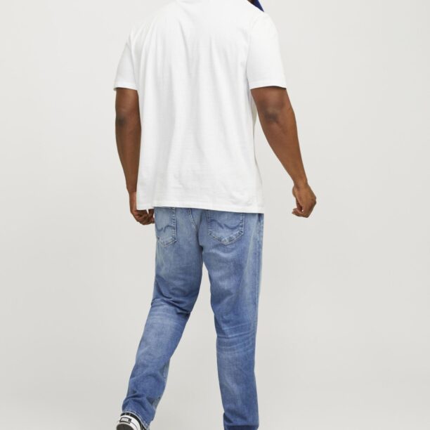 Jack & Jones Plus Tricou 'JJEBradley'  alb preţ