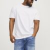 Jack & Jones Plus Tricou 'JJEBradley'  alb