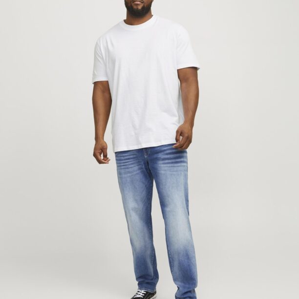 Cumpăra Jack & Jones Plus Tricou 'JJEBradley'  alb